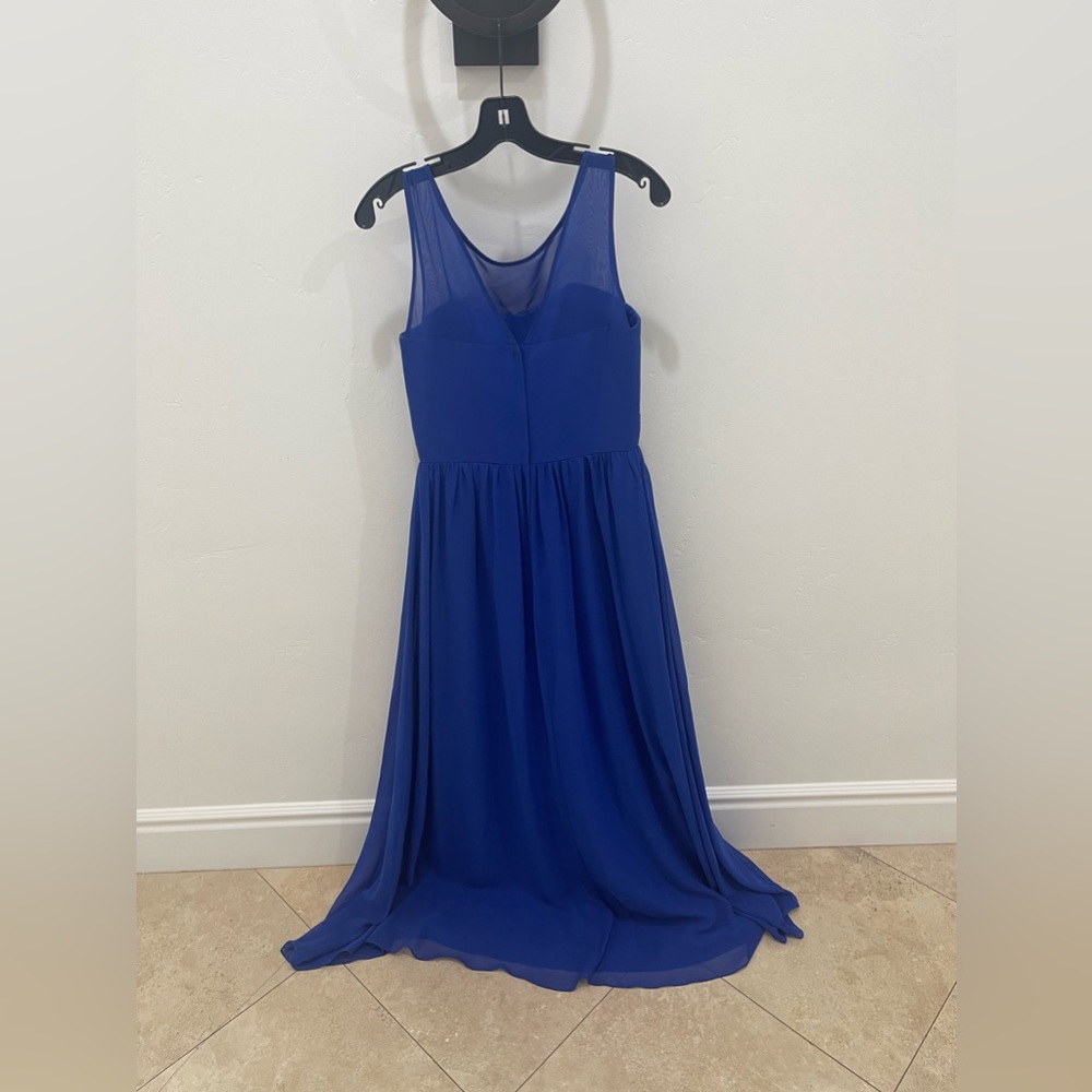 Blue bridesmaid dress